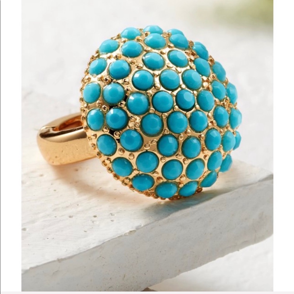 Soft Surroundings Turquoise Dome Ring